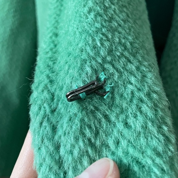 Fabiane De Coupe Kelly green soft textured jacket in women’s medium - Picture 3 of 9